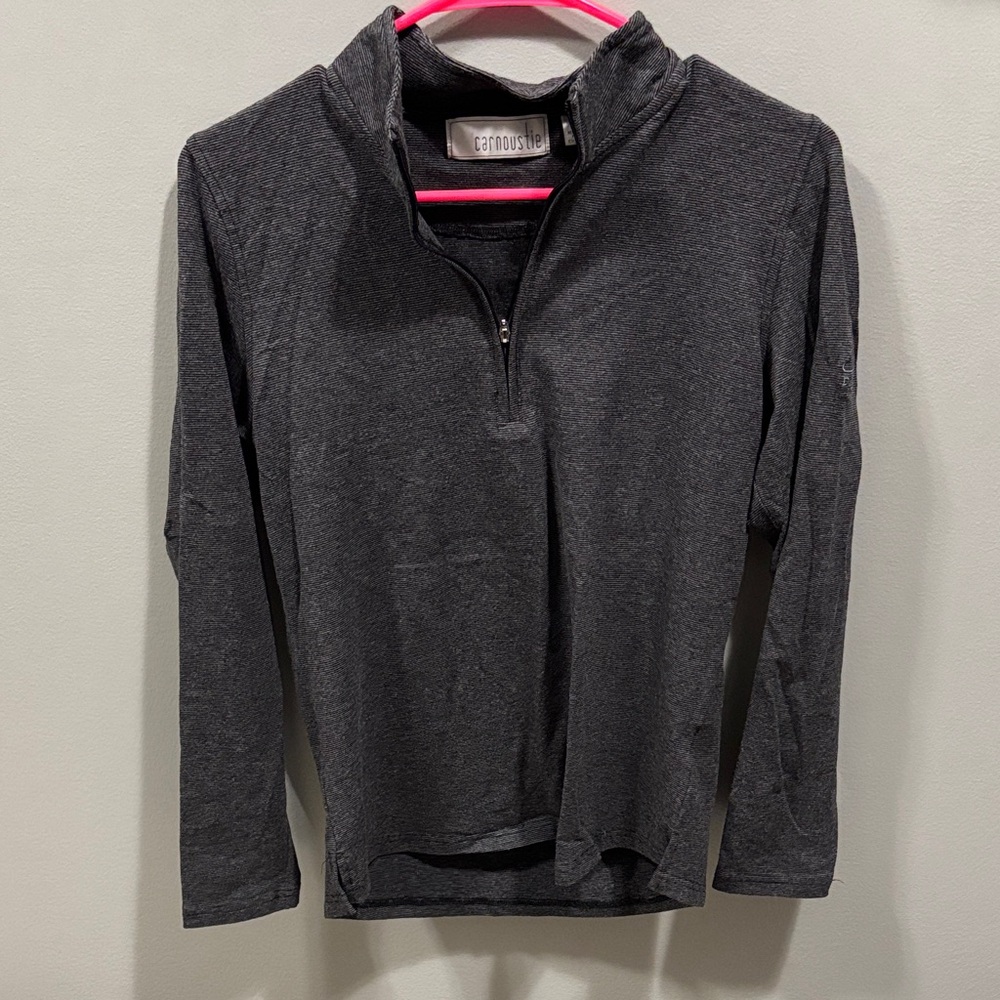 Cozy Charcoal Long Sleeve Women's Golf Tee